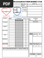 Veil Riders Character Sheet