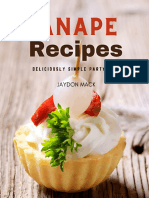 Canape Recipes Deliciously Simple Party Food by Jaydon Mack - En.es