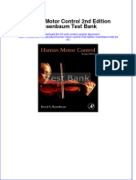 (Download PDF) Human Motor Control 2nd Edition Rosenbaum Test Bank Full Chapter