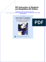 Full Download PDF of (Ebook PDF) Instruction of Students With Severe Disabilities 9th Edition All Chapter