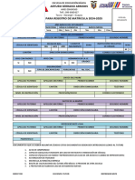 Registro de Matricula 2024-2025 Arturo Serrano Armijos - 100930