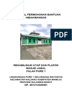 Panitia Pembangunan Masjid Jabal Falah Pure 1