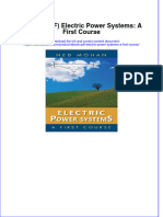 Full Download PDF of (Ebook PDF) Electric Power Systems: A First Course All Chapter