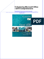 Full Download PDF of (Ebook PDF) Exploring Microsoft Office Excel 2016 Comprehensive All Chapter