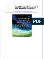 (Download PDF) Foundations in Strategic Management 6th Edition Harrison Test Bank Full Chapter