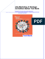 Instant Download PDF Social Media Marketing A Strategic Approach 2nd Edition Barker Test Bank Full Chapter