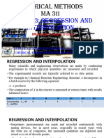 Module 3 Regression and Interpolation