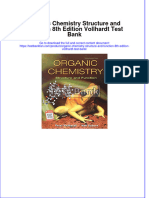 (Download PDF) Organic Chemistry Structure and Function 8th Edition Vollhardt Test Bank Full Chapter