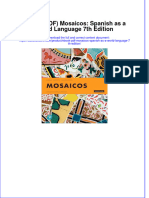 Full Download PDF of (Ebook PDF) Mosaicos: Spanish As A World Language 7th Edition All Chapter