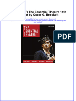 Full Download PDF of (Ebook PDF) The Essential Theatre 11th Edition by Oscar G. Brockett All Chapter