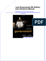 Instant Download PDF State and Local Government 9th Edition Bowman Solutions Manual Full Chapter