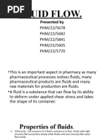 Fluid Flow