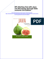 Full Download PDF of (Ebook PDF) Starting Out With Java: From Control Structures Through Data Structures 3rd Edition All Chapter