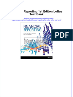 (Download PDF) Financial Reporting 1st Edition Loftus Test Bank Full Chapter