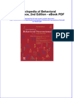 Full Download PDF of Encyclopedia of Behavioral Neuroscience, 2nd Edition - Ebook PDF All Chapter