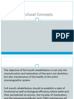 Occlusal Concepts