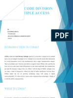 Cdma Code Division Multiple Access