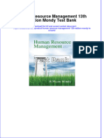 (Download PDF) Human Resource Management 13th Edition Mondy Test Bank Full Chapter