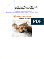 (Download PDF) Human Sexuality in A World of Diversity 9th Edition Rathus Test Bank Full Chapter