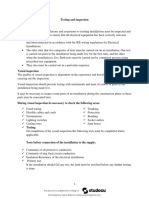 Electrical Circuit Testing and Inspection