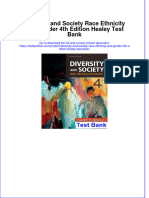 Instant Download PDF Diversity and Society Race Ethnicity and Gender 4th Edition Healey Test Bank Full Chapter