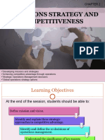 CH 2 OPERATION STRATEGY & COMPETITIVENESS