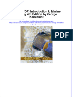 (Ebook PDF) (Ebook PDF) Introduction To Marine Biology 4th Edition by George Karleskint All Chapter