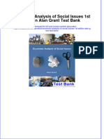 Instant Download PDF Economic Analysis of Social Issues 1st Edition Alan Grant Test Bank Full Chapter