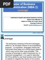 Leverage Analysis