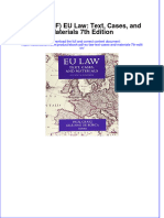 Full Download PDF of (Ebook PDF) EU Law: Text, Cases, and Materials 7th Edition All Chapter