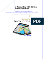 Instant Download PDF Managerial Accounting 14th Edition Warren Test Bank Full Chapter