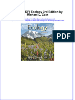 Full Download PDF of (Ebook PDF) Ecology 3rd Edition by Michael L. Cain All Chapter