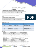 (Official) Conditional Type 3 + Unless + Wish