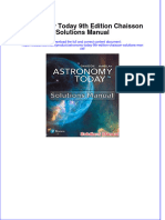 (Download PDF) Astronomy Today 9th Edition Chaisson Solutions Manual Full Chapter