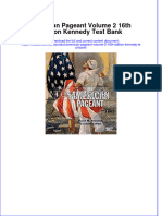 (Download PDF) American Pageant Volume 2 16th Edition Kennedy Test Bank Full Chapter