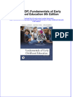 Full Download PDF of (Ebook PDF) Fundamentals of Early Childhood Education 9th Edition All Chapter