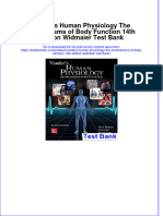 Instant Download PDF Vanders Human Physiology The Mechanisms of Body Function 14th Edition Widmaier Test Bank Full Chapter