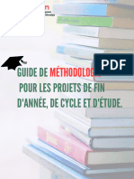 Guide de Méthodologie Pour Les Projets de Fin Dannée, de Cycle Et Déétude (1) - Compressed