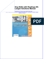 (Download PDF) College Writing Skills With Readings 9th Edition Langan Solutions Manual Full Chapter