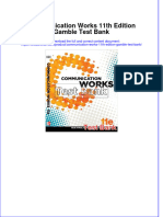 (Download PDF) Communication Works 11th Edition Gamble Test Bank Full Chapter