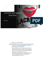 Lacrosse and Sports Nutrition PDF