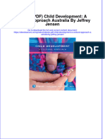 Full Download PDF of (Ebook PDF) Child Development: A Cultural Approach Australia by Jeffrey Jensen All Chapter