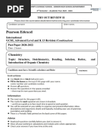 Tryout Review II Chemistry Written Test 2024