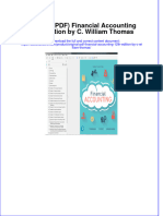 Full Download PDF of (Original PDF) Financial Accounting 12th Edition by C. William Thomas All Chapter