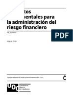 Conceptos Fundamentales para La Administración Del Riesgo Financiero