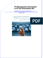 (Ebook PDF) (Ebook PDF) Management Information Systems For The Information 9th All Chapter