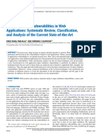 Input Validation Vulnerabilities in Web Applications Systematic Review Classification and Analysis of The Current State-of-the-Art