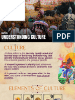 BSHM 85 Chapter 1 Understanding Culture