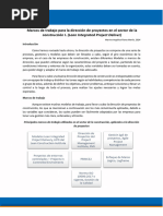 S2 Marcos de Trabajo para La Dirección de Proyectos en El Sector de La Construcción I. (Lean Integrated Project Deliver)