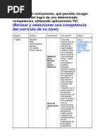 Instruemento de Evaluación G36